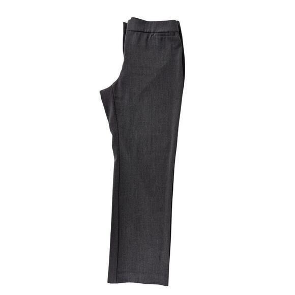 Briggs Poly Blend Charcoal Pants Trousers Work Career Straight Leg Sz 12 - Picture 1 of 4